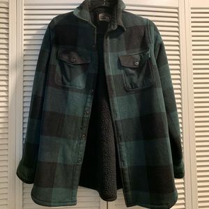 Fleece Plaid Button up